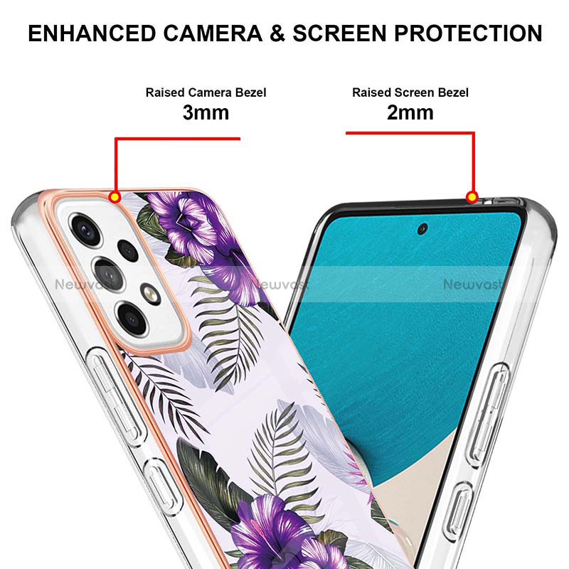Silicone Candy Rubber Gel Fashionable Pattern Soft Case Cover Y03B for Samsung Galaxy A53 5G