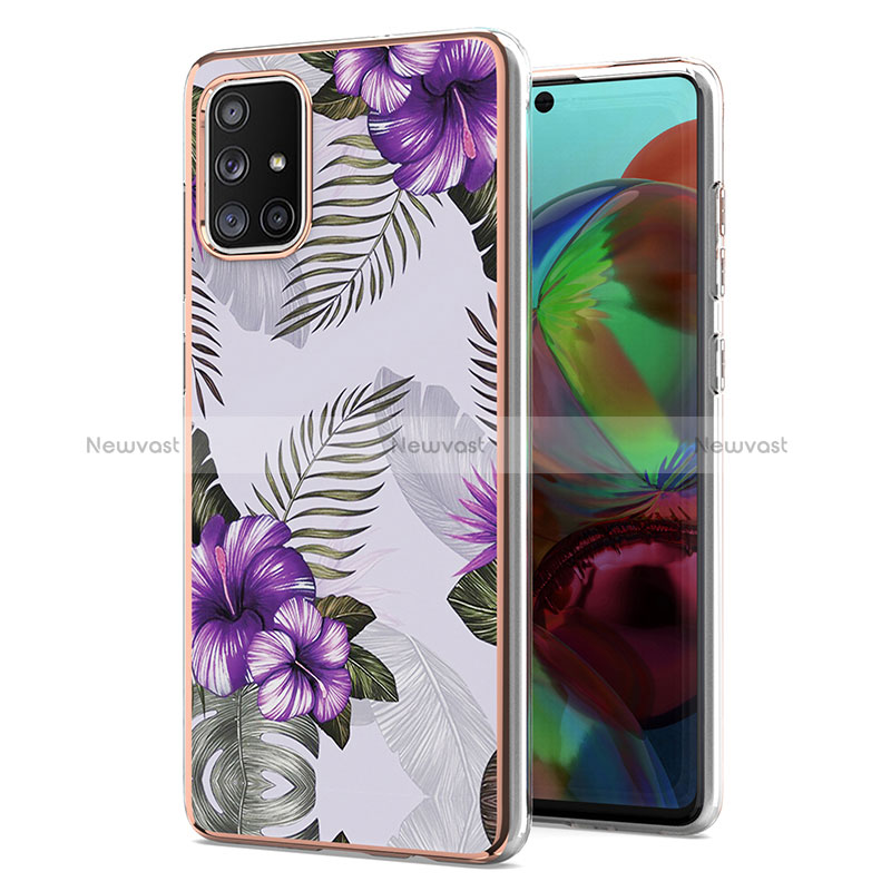 Silicone Candy Rubber Gel Fashionable Pattern Soft Case Cover Y03B for Samsung Galaxy A71 5G