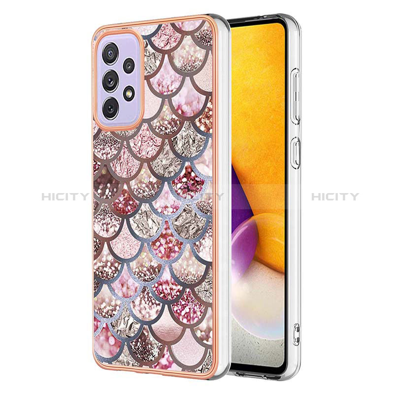 Silicone Candy Rubber Gel Fashionable Pattern Soft Case Cover Y03B for Samsung Galaxy A73 5G