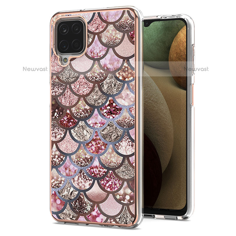 Silicone Candy Rubber Gel Fashionable Pattern Soft Case Cover Y03B for Samsung Galaxy F12