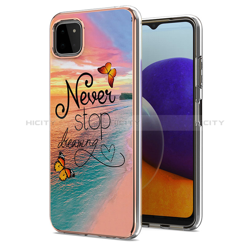 Silicone Candy Rubber Gel Fashionable Pattern Soft Case Cover Y03B for Samsung Galaxy F42 5G Mixed