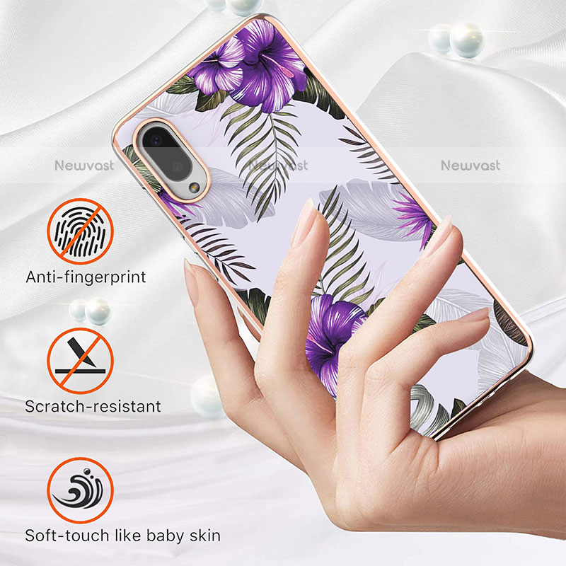 Silicone Candy Rubber Gel Fashionable Pattern Soft Case Cover Y03B for Samsung Galaxy M02