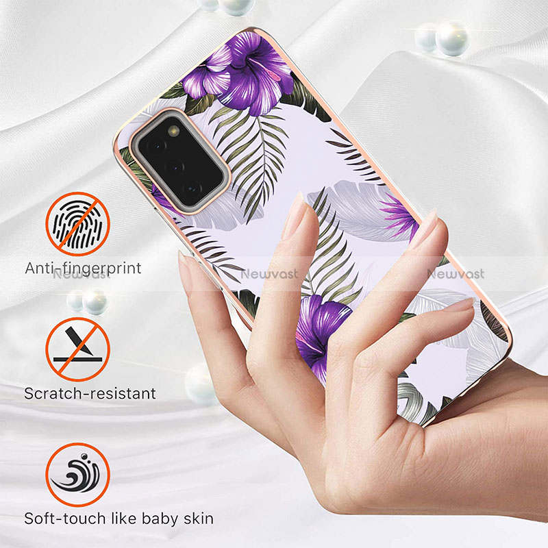 Silicone Candy Rubber Gel Fashionable Pattern Soft Case Cover Y03B for Samsung Galaxy M02s