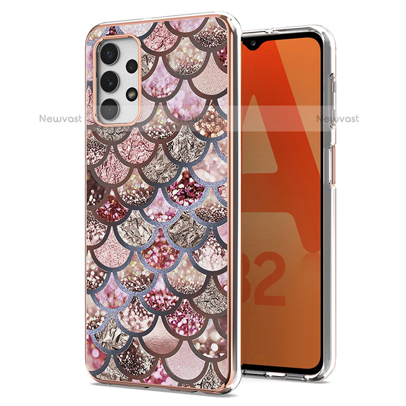 Silicone Candy Rubber Gel Fashionable Pattern Soft Case Cover Y03B for Samsung Galaxy M32 5G