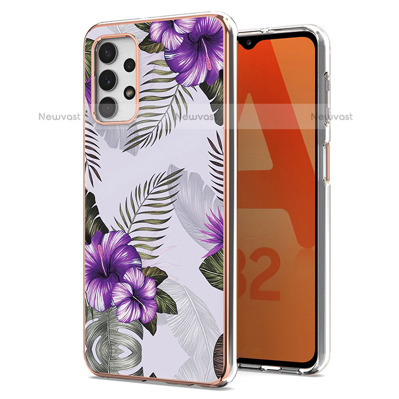 Silicone Candy Rubber Gel Fashionable Pattern Soft Case Cover Y03B for Samsung Galaxy M32 5G