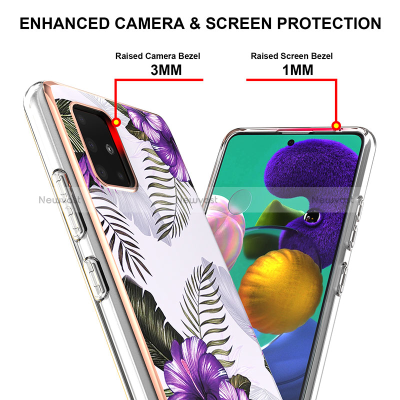 Silicone Candy Rubber Gel Fashionable Pattern Soft Case Cover Y03B for Samsung Galaxy M40S