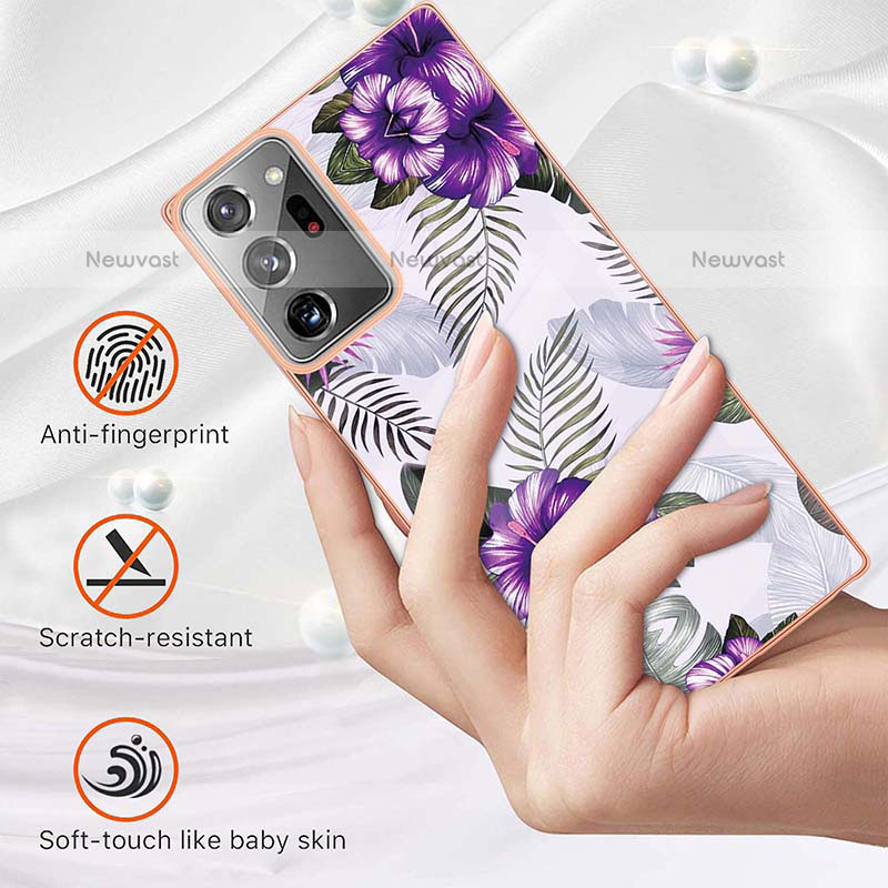 Silicone Candy Rubber Gel Fashionable Pattern Soft Case Cover Y03B for Samsung Galaxy Note 20 Ultra 5G