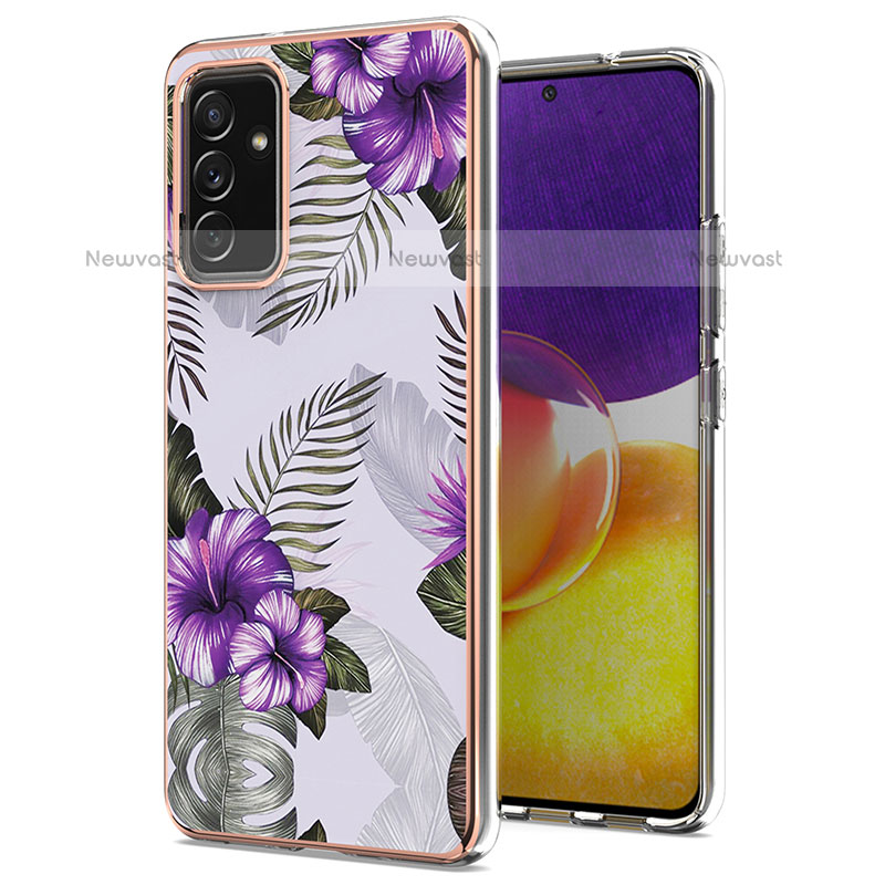 Silicone Candy Rubber Gel Fashionable Pattern Soft Case Cover Y03B for Samsung Galaxy Quantum2 5G