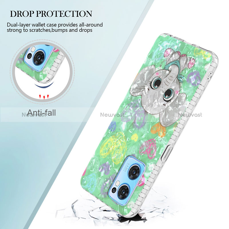 Silicone Candy Rubber Gel Fashionable Pattern Soft Case Cover Y04B for Oppo Find X5 Lite 5G