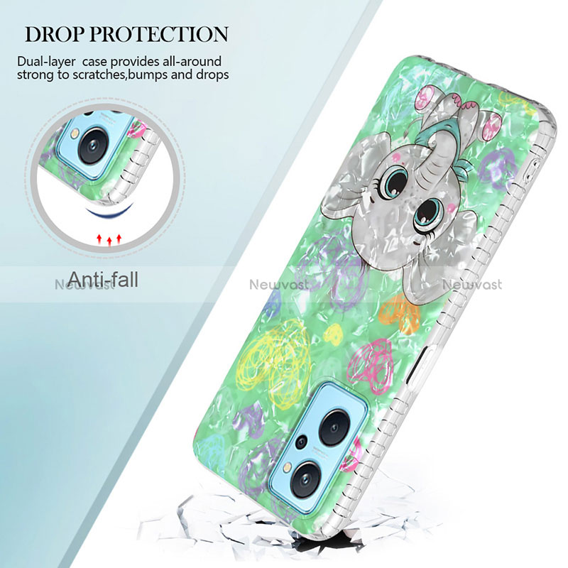 Silicone Candy Rubber Gel Fashionable Pattern Soft Case Cover Y04B for Oppo K10 4G