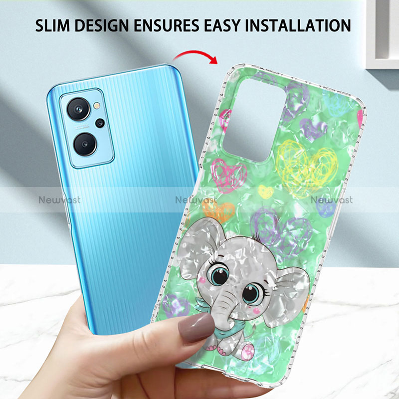 Silicone Candy Rubber Gel Fashionable Pattern Soft Case Cover Y04B for Oppo K10 4G