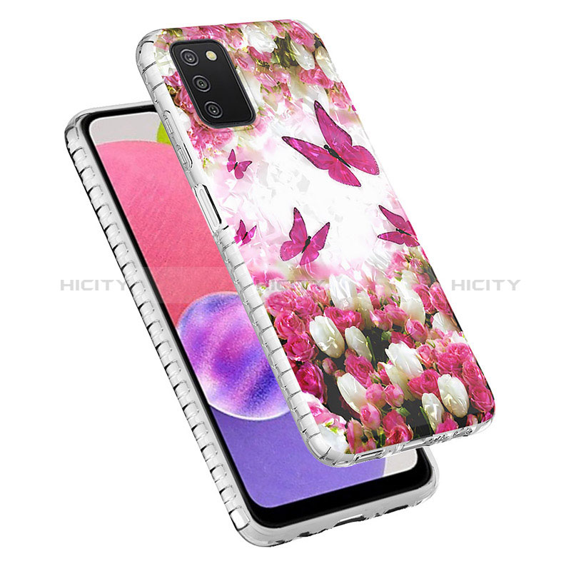 Silicone Candy Rubber Gel Fashionable Pattern Soft Case Cover Y04B for Samsung Galaxy A03s