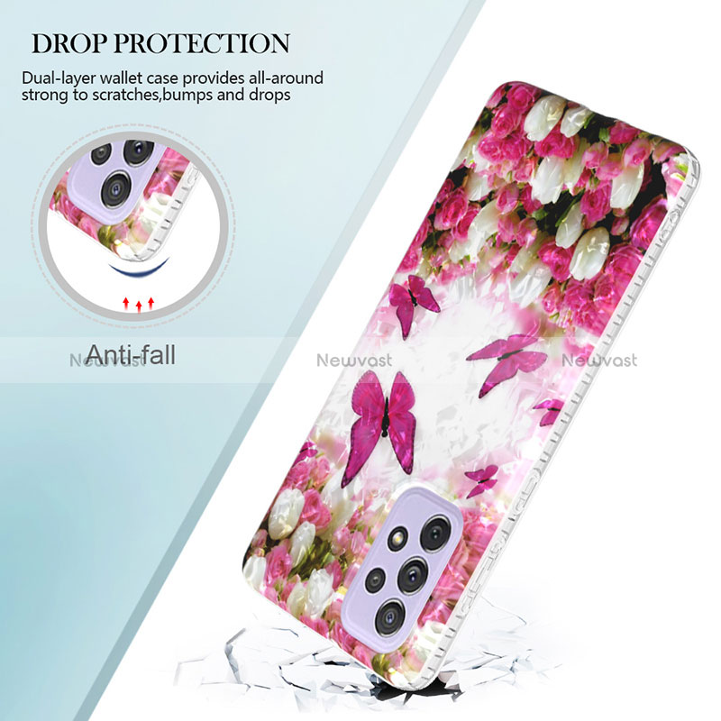 Silicone Candy Rubber Gel Fashionable Pattern Soft Case Cover Y04B for Samsung Galaxy A13 4G