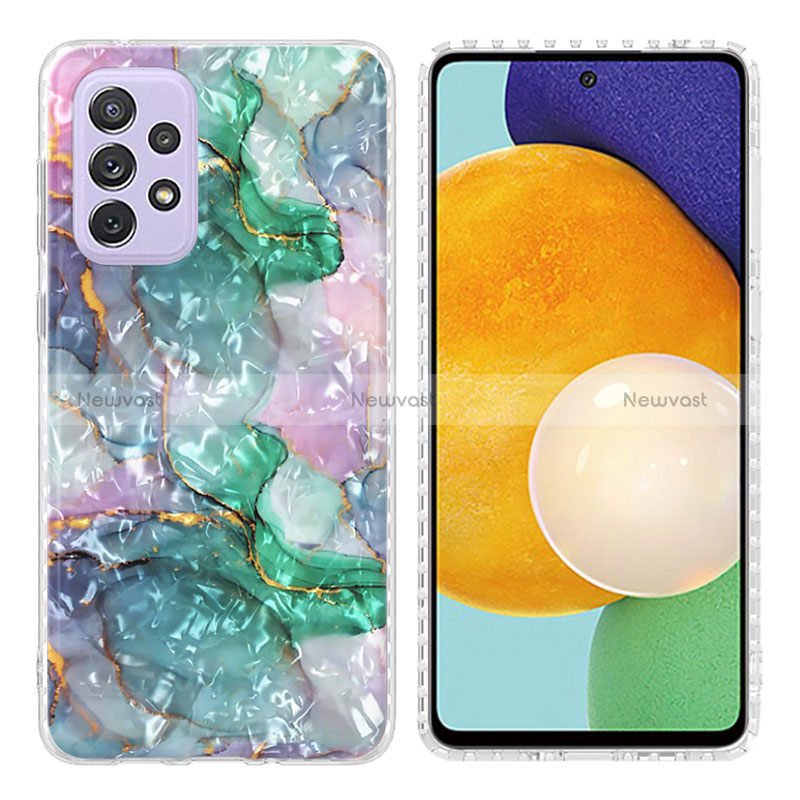 Silicone Candy Rubber Gel Fashionable Pattern Soft Case Cover Y04B for Samsung Galaxy A53 5G