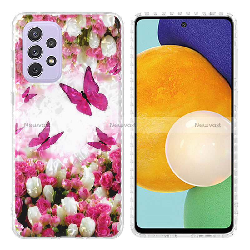 Silicone Candy Rubber Gel Fashionable Pattern Soft Case Cover Y04B for Samsung Galaxy A53 5G