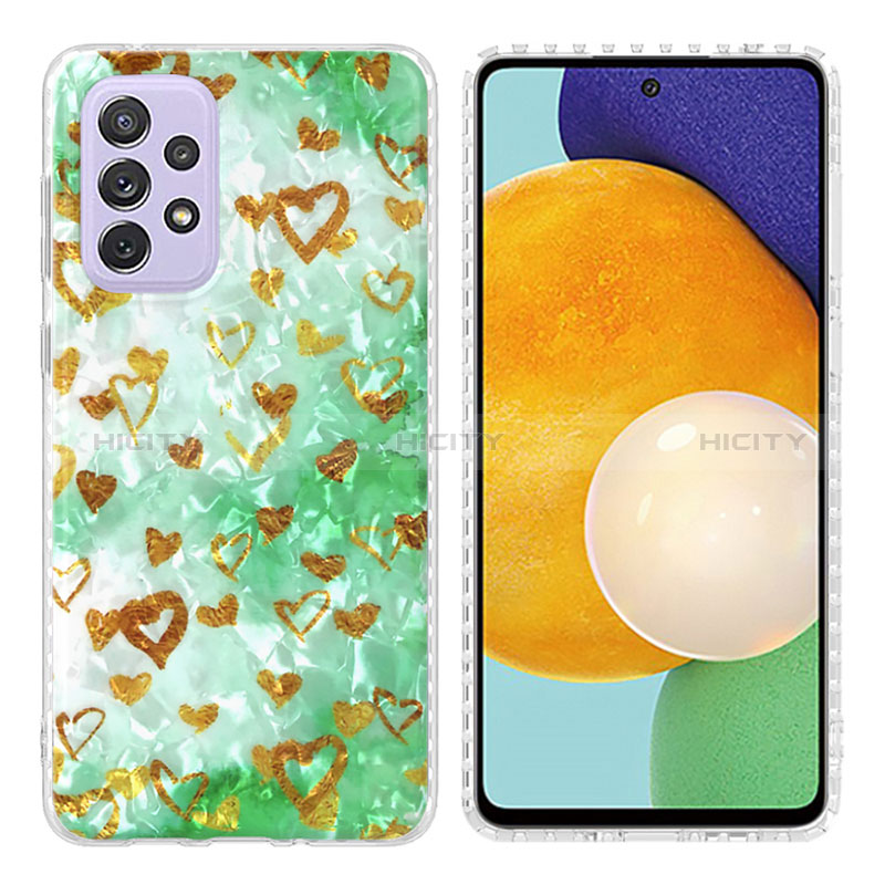 Silicone Candy Rubber Gel Fashionable Pattern Soft Case Cover Y04B for Samsung Galaxy A73 5G