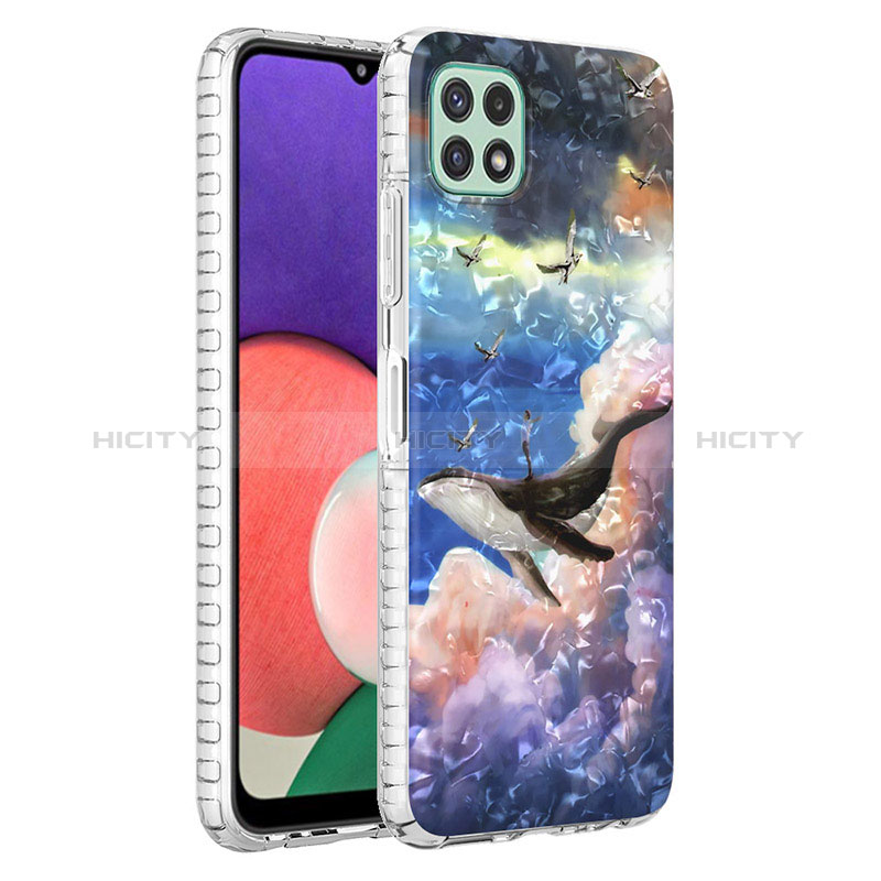 Silicone Candy Rubber Gel Fashionable Pattern Soft Case Cover Y04B for Samsung Galaxy F42 5G