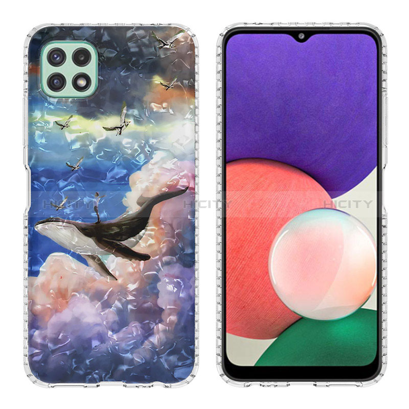 Silicone Candy Rubber Gel Fashionable Pattern Soft Case Cover Y04B for Samsung Galaxy F42 5G Mixed