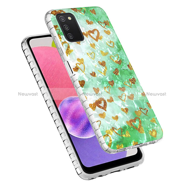 Silicone Candy Rubber Gel Fashionable Pattern Soft Case Cover Y04B for Samsung Galaxy M02s