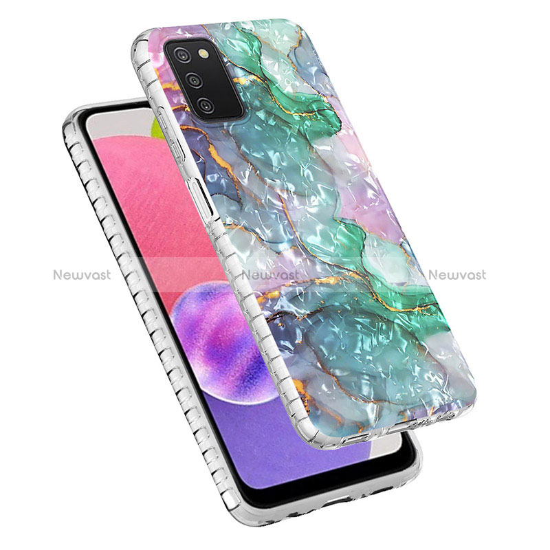 Silicone Candy Rubber Gel Fashionable Pattern Soft Case Cover Y04B for Samsung Galaxy M02s