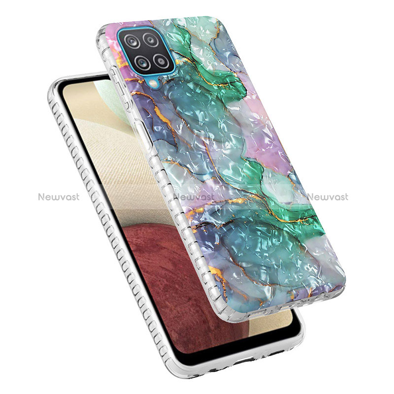 Silicone Candy Rubber Gel Fashionable Pattern Soft Case Cover Y04B for Samsung Galaxy M12