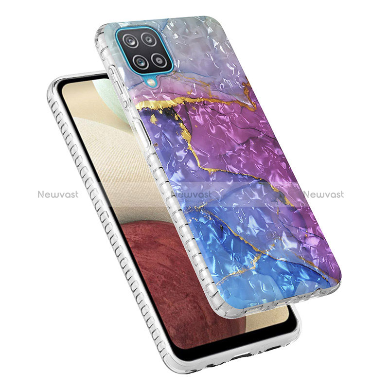 Silicone Candy Rubber Gel Fashionable Pattern Soft Case Cover Y04B for Samsung Galaxy M12