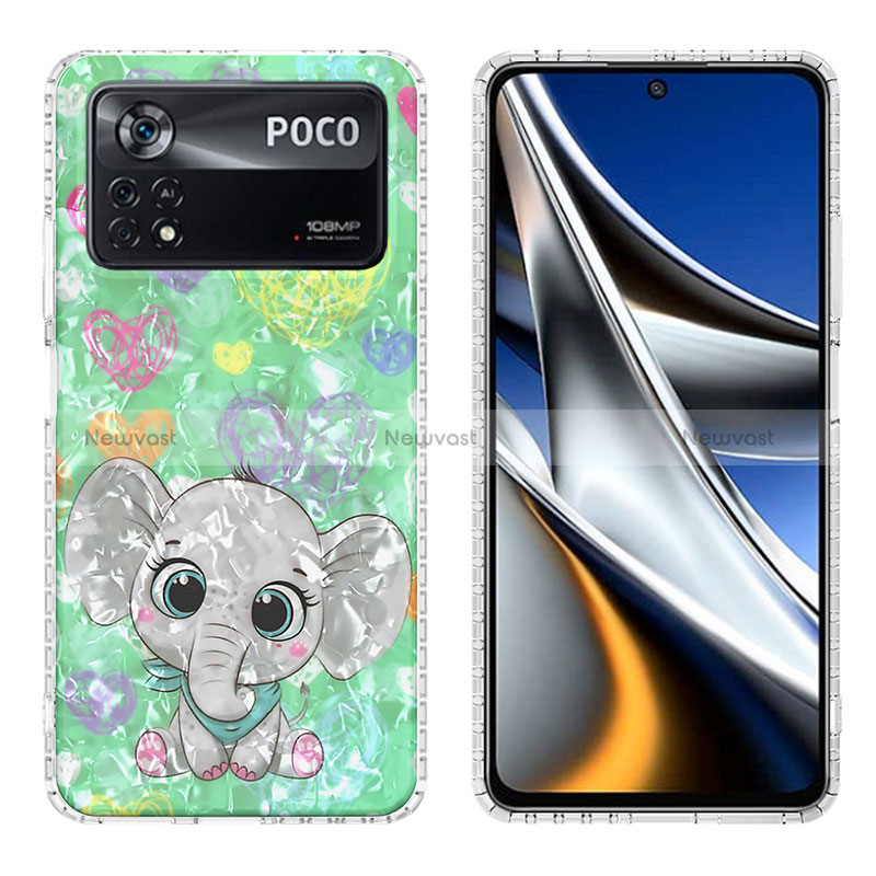 Silicone Candy Rubber Gel Fashionable Pattern Soft Case Cover Y04B for Xiaomi Poco X4 Pro 5G