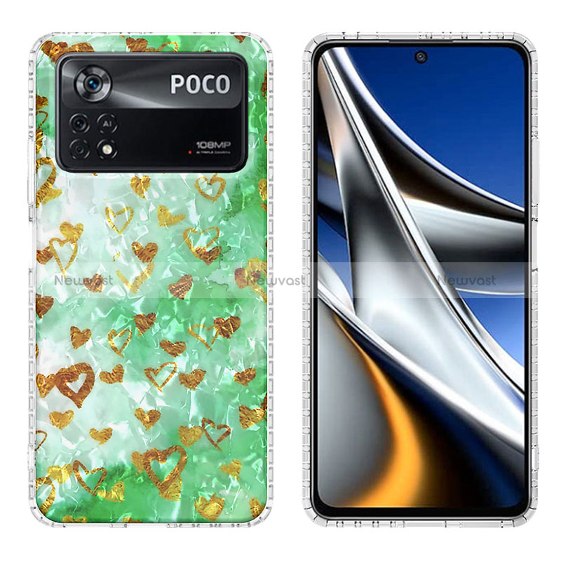 Silicone Candy Rubber Gel Fashionable Pattern Soft Case Cover Y04B for Xiaomi Poco X4 Pro 5G