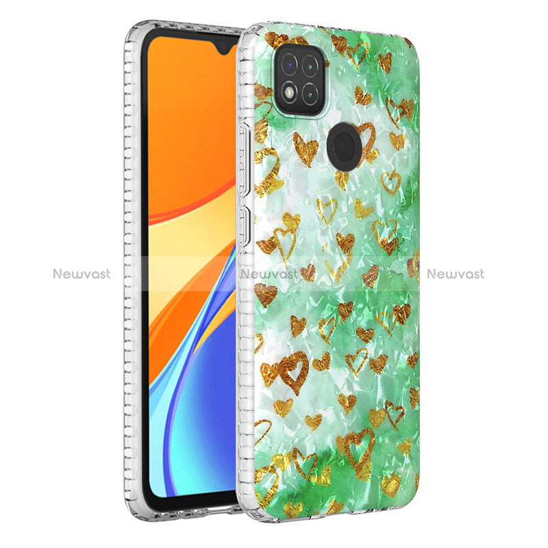 Silicone Candy Rubber Gel Fashionable Pattern Soft Case Cover Y04B for Xiaomi Redmi 9 India