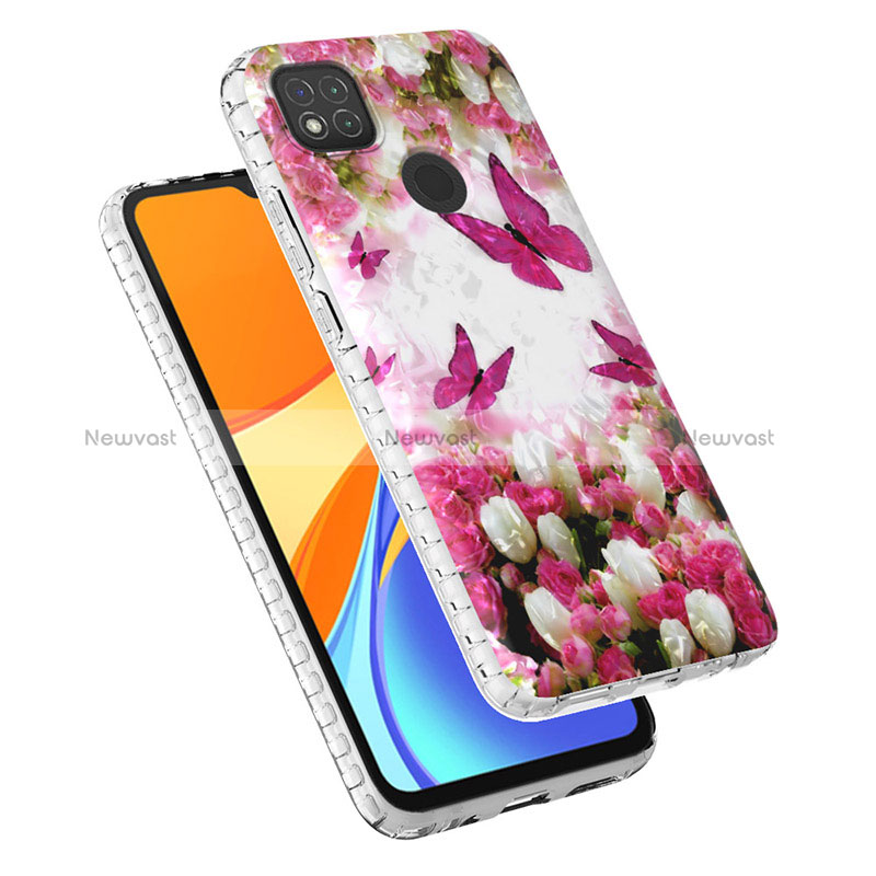 Silicone Candy Rubber Gel Fashionable Pattern Soft Case Cover Y04B for Xiaomi Redmi 9 India