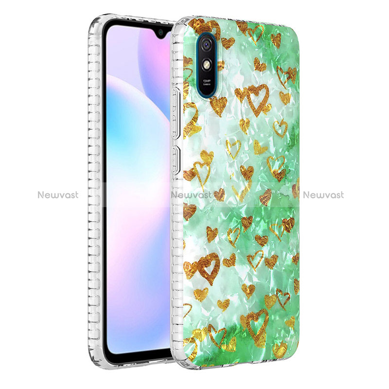 Silicone Candy Rubber Gel Fashionable Pattern Soft Case Cover Y04B for Xiaomi Redmi 9A