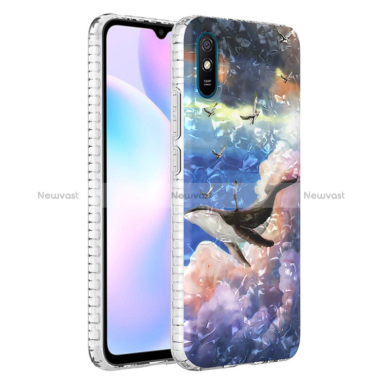 Silicone Candy Rubber Gel Fashionable Pattern Soft Case Cover Y04B for Xiaomi Redmi 9A Mixed