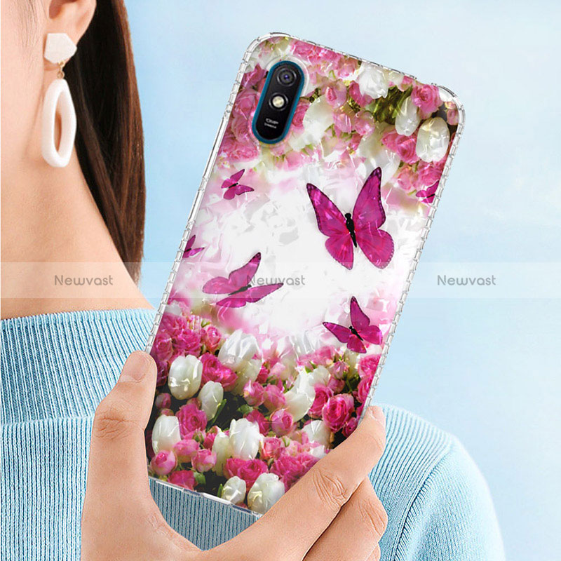 Silicone Candy Rubber Gel Fashionable Pattern Soft Case Cover Y04B for Xiaomi Redmi 9i