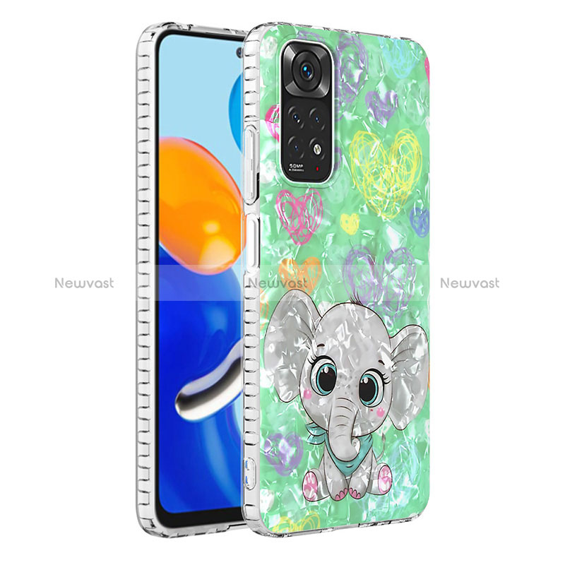 Silicone Candy Rubber Gel Fashionable Pattern Soft Case Cover Y04B for Xiaomi Redmi Note 11 4G (2022)