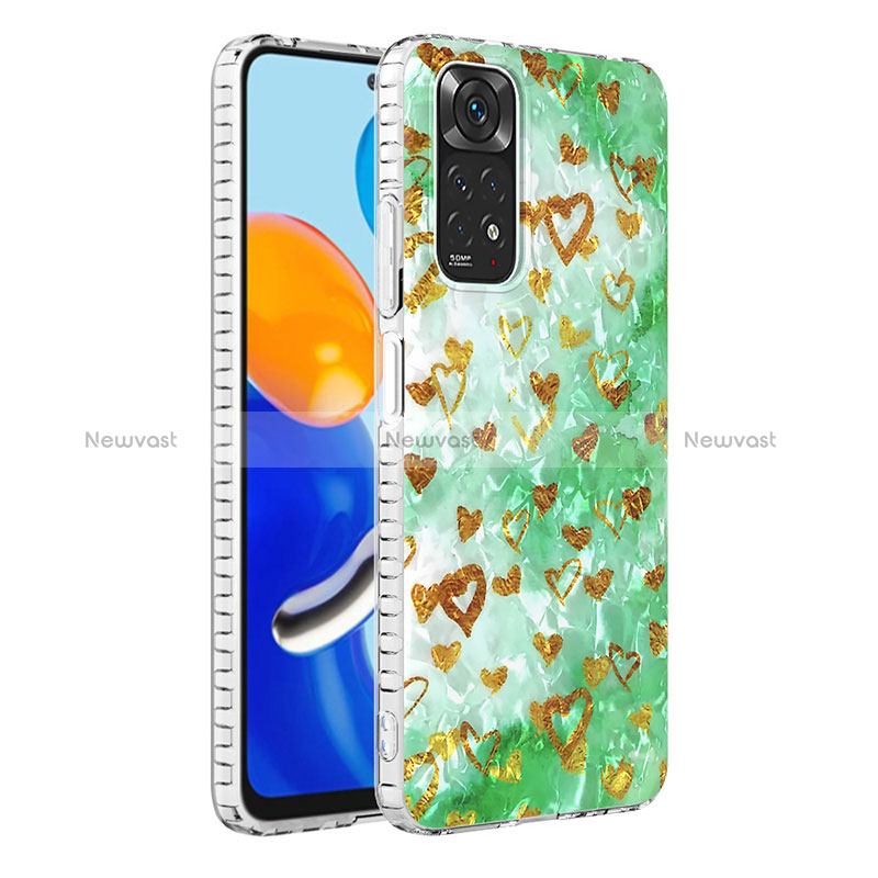 Silicone Candy Rubber Gel Fashionable Pattern Soft Case Cover Y04B for Xiaomi Redmi Note 11 4G (2022)