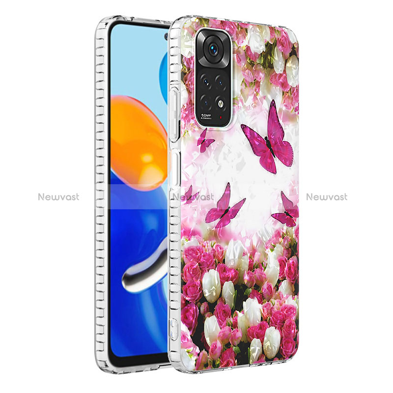 Silicone Candy Rubber Gel Fashionable Pattern Soft Case Cover Y04B for Xiaomi Redmi Note 11 4G (2022)