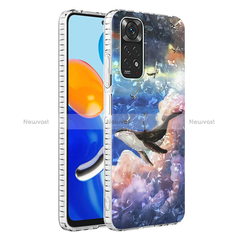 Silicone Candy Rubber Gel Fashionable Pattern Soft Case Cover Y04B for Xiaomi Redmi Note 11 4G (2022)