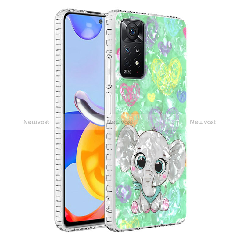 Silicone Candy Rubber Gel Fashionable Pattern Soft Case Cover Y04B for Xiaomi Redmi Note 11 Pro 4G