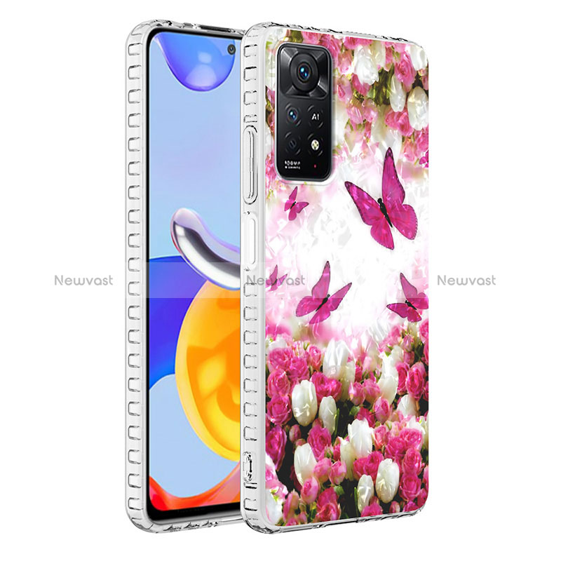 Silicone Candy Rubber Gel Fashionable Pattern Soft Case Cover Y04B for Xiaomi Redmi Note 11 Pro 4G