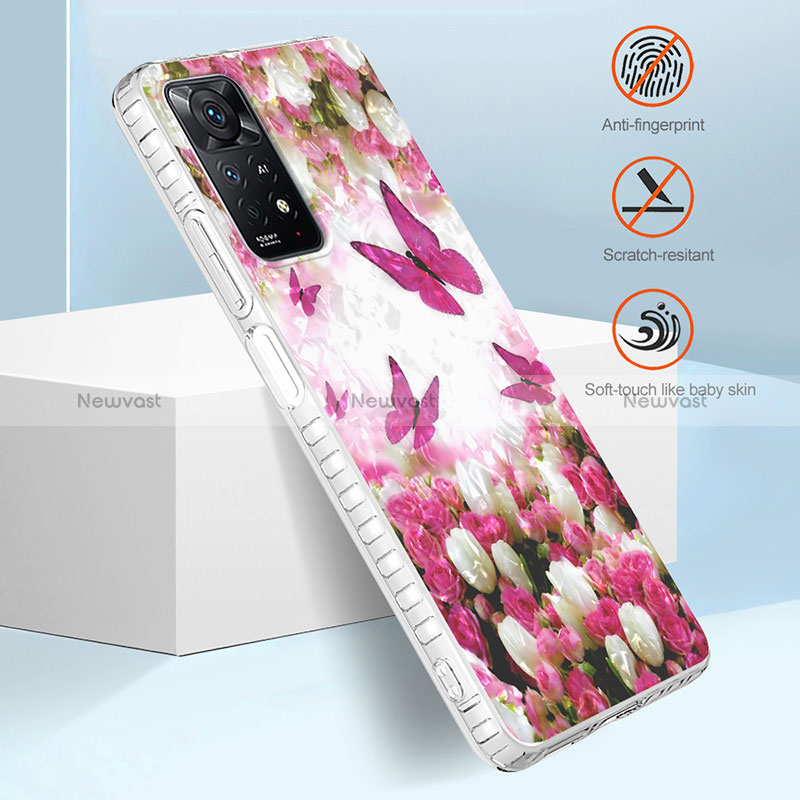 Silicone Candy Rubber Gel Fashionable Pattern Soft Case Cover Y04B for Xiaomi Redmi Note 11 Pro 5G