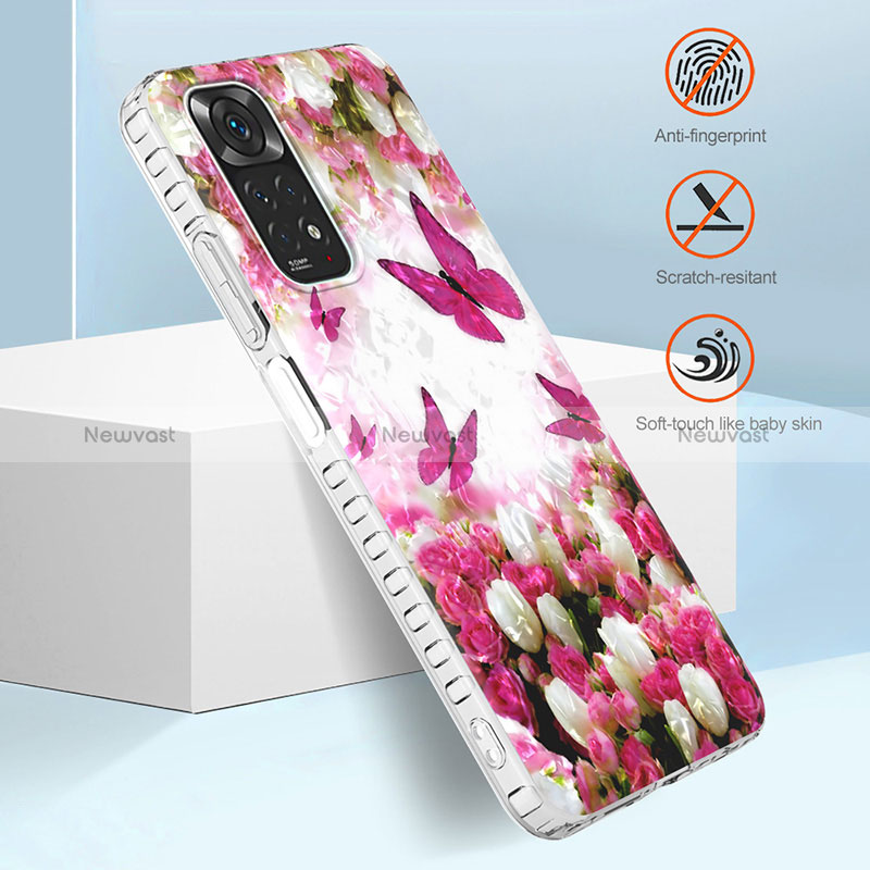 Silicone Candy Rubber Gel Fashionable Pattern Soft Case Cover Y04B for Xiaomi Redmi Note 11S 4G