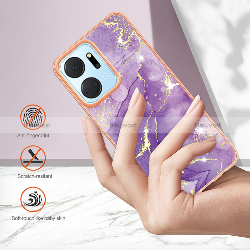 Silicone Candy Rubber Gel Fashionable Pattern Soft Case Cover Y05B for Huawei Honor X7a