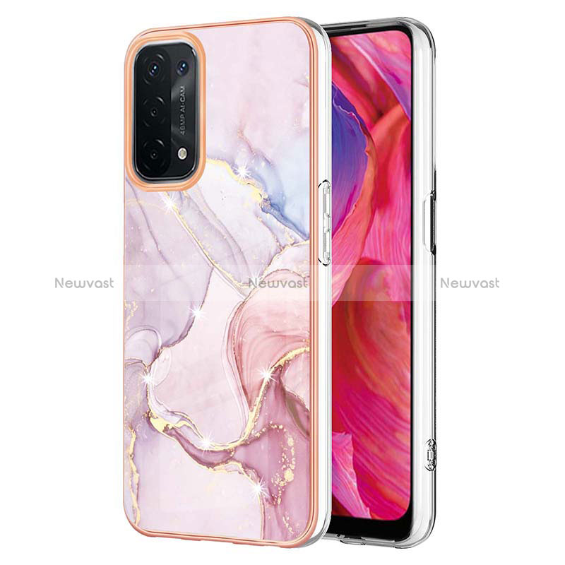 Silicone Candy Rubber Gel Fashionable Pattern Soft Case Cover Y05B for Oppo A74 5G