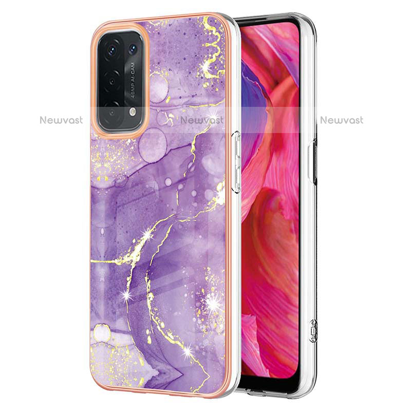 Silicone Candy Rubber Gel Fashionable Pattern Soft Case Cover Y05B for Oppo A93 5G