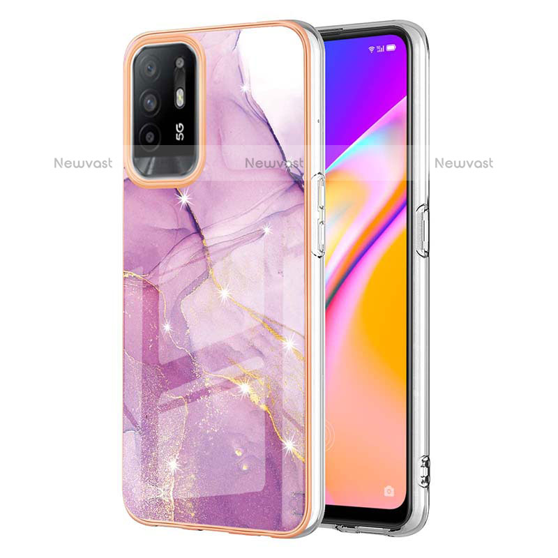 Silicone Candy Rubber Gel Fashionable Pattern Soft Case Cover Y05B for Oppo A94 5G