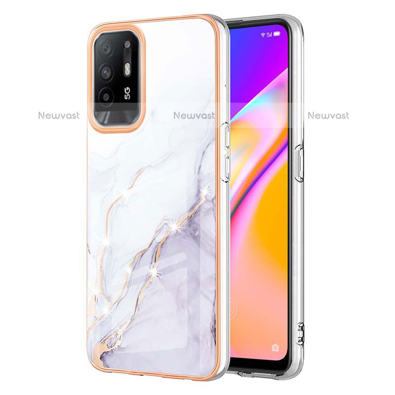 Silicone Candy Rubber Gel Fashionable Pattern Soft Case Cover Y05B for Oppo A94 5G