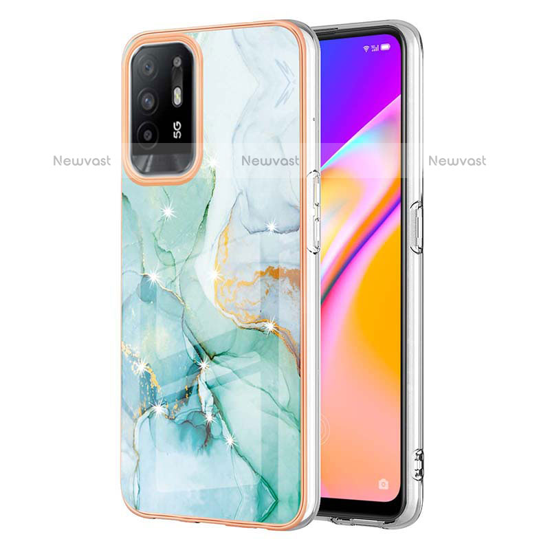 Silicone Candy Rubber Gel Fashionable Pattern Soft Case Cover Y05B for Oppo A94 5G