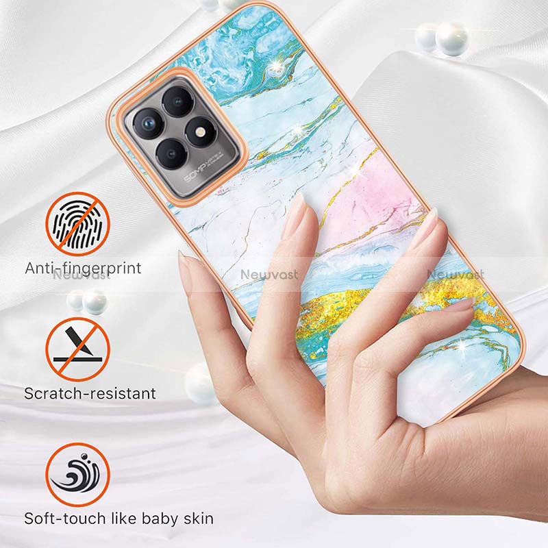 Silicone Candy Rubber Gel Fashionable Pattern Soft Case Cover Y05B for Realme 8i