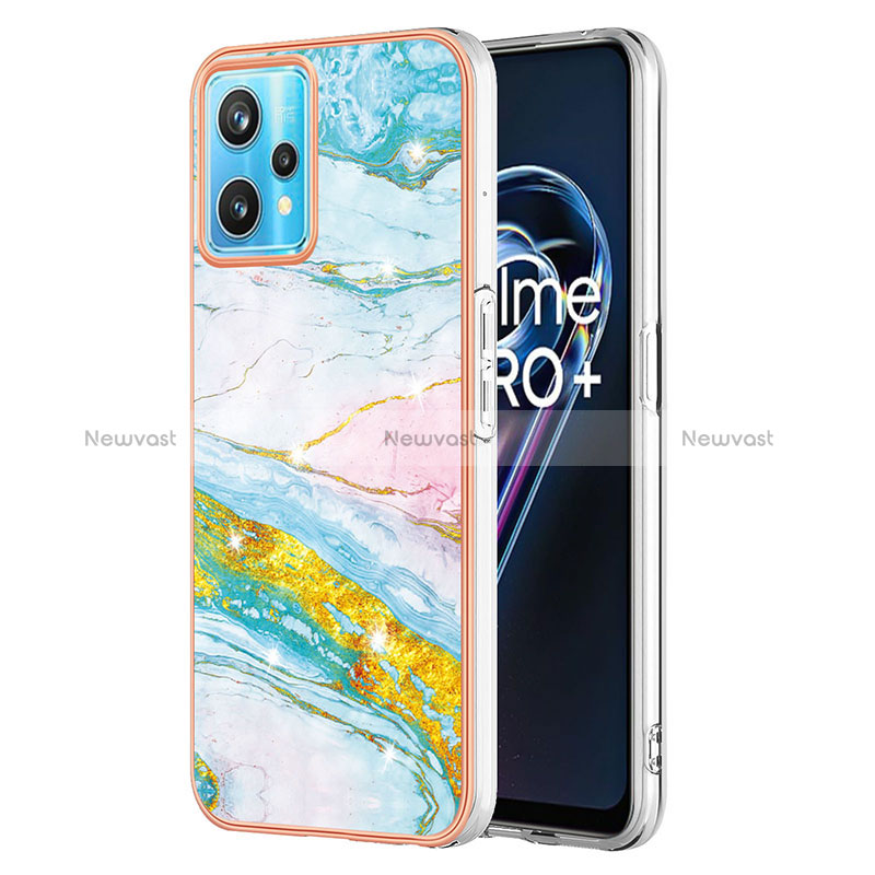 Silicone Candy Rubber Gel Fashionable Pattern Soft Case Cover Y05B for Realme Q5 5G