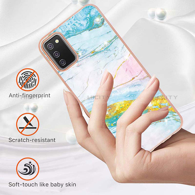 Silicone Candy Rubber Gel Fashionable Pattern Soft Case Cover Y05B for Samsung Galaxy A03s